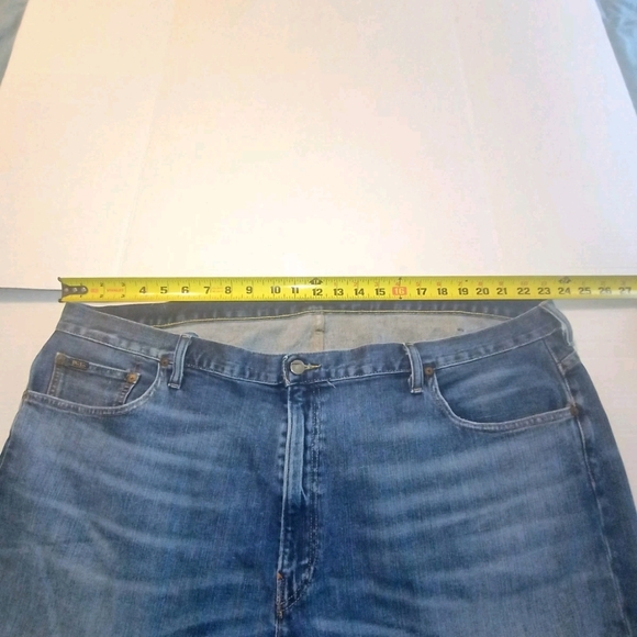 Ralph Lauren Men's Relaxed Blue Jeans - Picture 7 of 8